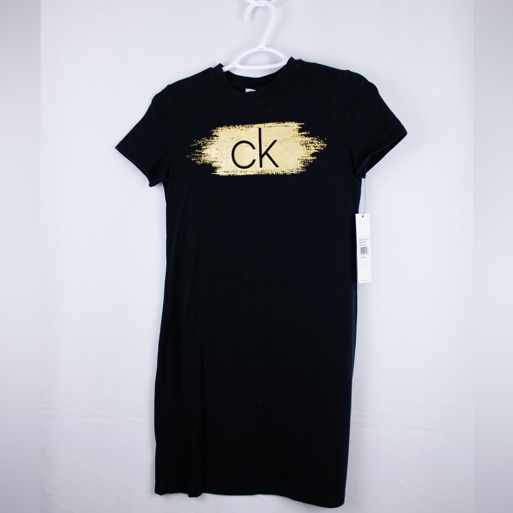 NWT Calvin Klein black dress. Size Petite XS.